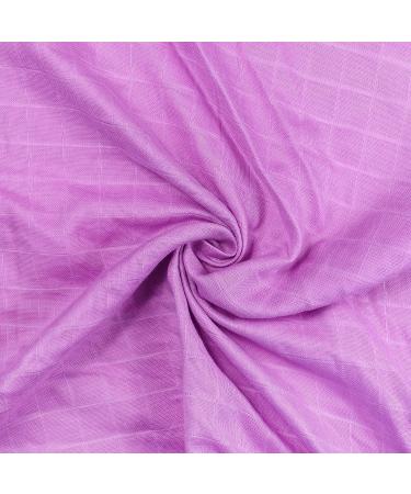 MuslinZ 6pk Baby Muslin Square Burp Cloth Star Mix 100% Cotton 70x70cm - Violet - Buy Online on GoSupps.com