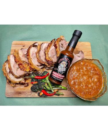 Burke & Habanero Apple and Rhubarb Hot Sauce - Buy Online on GoSupps.com