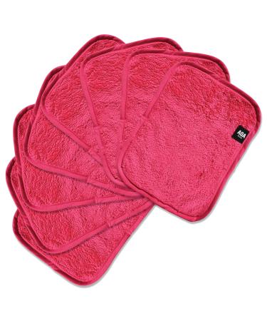 AOA Studio Microfiber Face Cloth Makeup Erase Remover Face Towels Reusable Microfiber Cleansing Towel Remove Makeup with Water7.8 X 6.2 All Skin type and Even Sensitive Skin (8 packs)