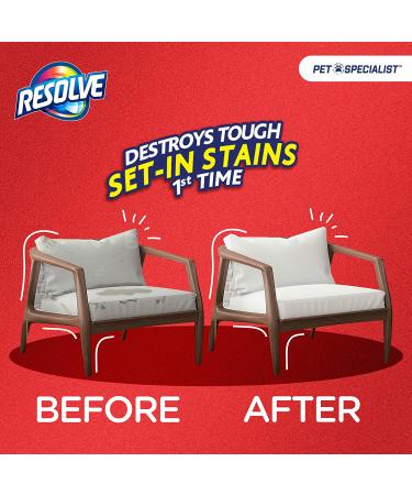 Resolve Pet Specialist 32 oz Carpet Cleaner & Stain Remover - Odor Neutralizer for Floors & Upholstery - Buy Online on GoSupps.com