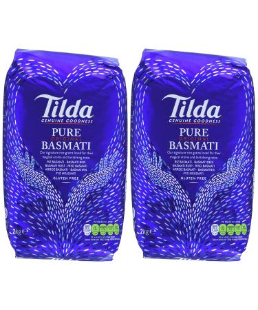 Tilda Pure Original Basmati Rice - 2Pack (2 x 2 kg) | Premium Quality & International Shipping - Buy Online on GoSupps.com