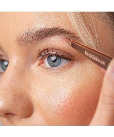 Tweezerman Rose Gold Slant Tweezer - Stainless Steel Precision Tool - Buy Online on GoSupps.com