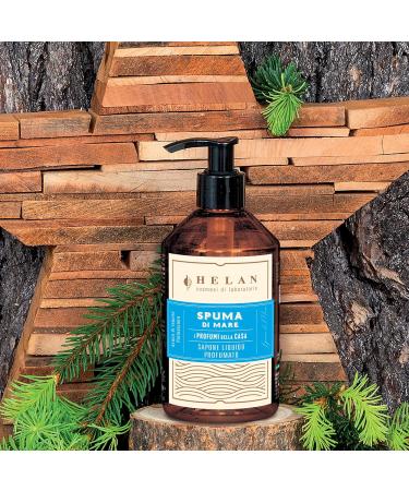  Helan Helan Spuma di Mare - Invigorating Liquid Soap Scented with Polynesian Lagoon Water - 300 ml - Buy Online on GoSupps.com