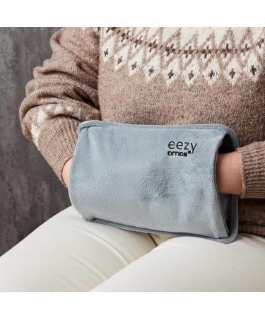 AMOS Eezy Rechargeable Electric Hot Water Bottle Bed Warmer with Hand Heat Pad Glove - Grey | Pain Relief Solution - Buy Online on GoSupps.com