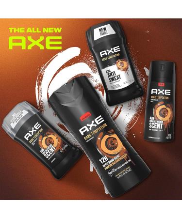 AXE Dark Temptation Antiperspirant Stick 2.7oz - Pack of 4 | Long Lasting Freshness, 48-Hour Anti Sweat Deodorant for Men - Buy Online on GoSupps.com