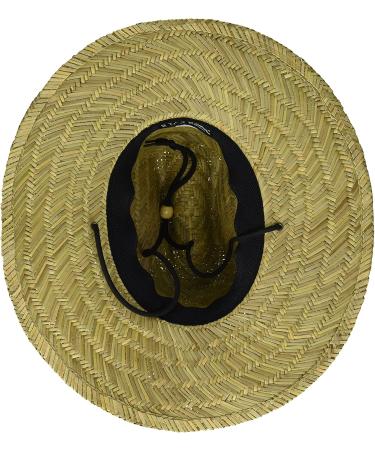 Brooklyn Athletics Men's Classic Straw Sun Beach Hat - Wide Brim, Beige - Buy Online on GoSupps.com