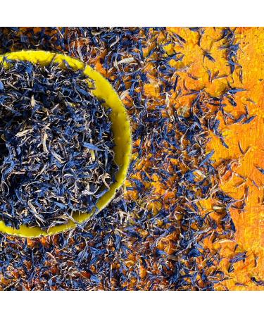 Edible Blue Cornflower Natural Dried Petals - 100g - Food Grade - Culinary - Cake - Bake - Decoration (201) - Buy Online on GoSupps.com