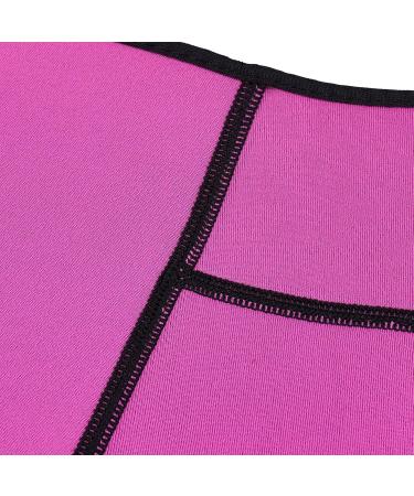 Relaxdays Women's Neoprene Abdominal Girdle Belt Hula Hoop - 90cm Fitness Belt with Velcro Black/Pink - Enhance Your Workout - Buy Online on GoSupps.com