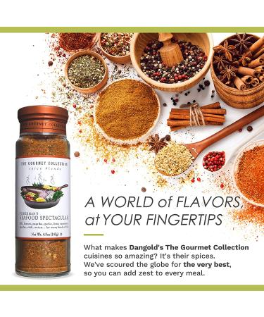 Gourmet Collection Fisherman's Seafood Spectacular Seasoning - Perfect for Crab, Salmon, Shrimp, Mussels, and Rice - Buy Online on GoSupps.com