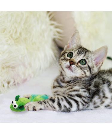 Jumpaws 5 Pack Catnip & Feather Toys - Interactive Multi-Colored Mice with Long Feather Tail - Indoor Cat Accessories for Playtime - Catnip Plush Toys with Natural Feathers & Rattles - Buy Online on GoSupps.com