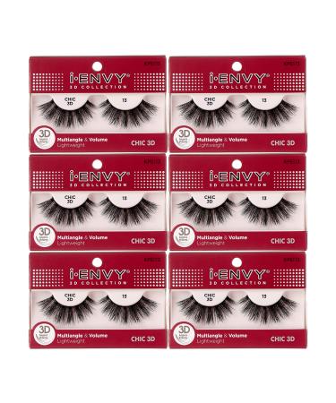 i-Envy 3D Glam Collection Multi-angle & Volume (6 PACK KPEI13) 1 Pair (Pack of 6) KPEI13 - Buy Online on GoSupps.com
