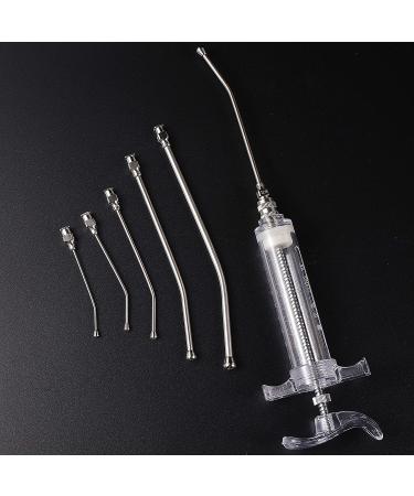 Adhere To Fly Baby Bird Parrot Manual Feeding Syringe Set with 6 Curved Gavage Tubes and Metal Spoon - 20ML - Buy Online on GoSupps.com