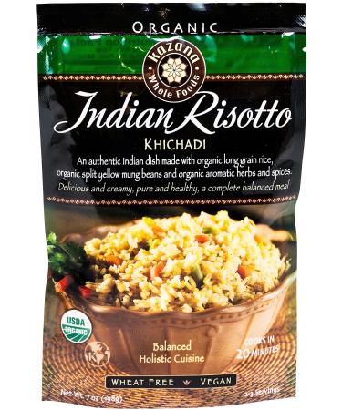 Kazana Indian Risotto / Khichadi / Kitchari, USDA Certifiied Organic, Wheat free, Vegeterain, easy to cook