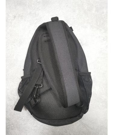Waterfly Adjustable Sling Rucksack Backpack for Men & Women - Black Shoulder Bag for Hiking & Travel - Buy Online on GoSupps.com