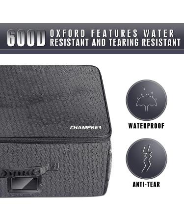 Champkey Golf Trunk Organizer - Portable & Foldable Travel Storage Locker | Ideal for Golf & Car | Black - Buy Online on GoSupps.com