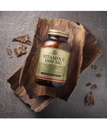 Solgar Vitamin C 1000 mg - 100 Vegetarian Capsules | Immune Support & Antioxidant - Buy Online on GoSupps.com