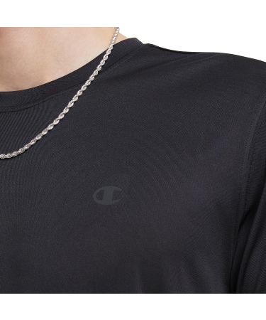 Champion Men's Double Dry Sport Crewneck Tee - XX-Large Black - Buy Online on GoSupps.com