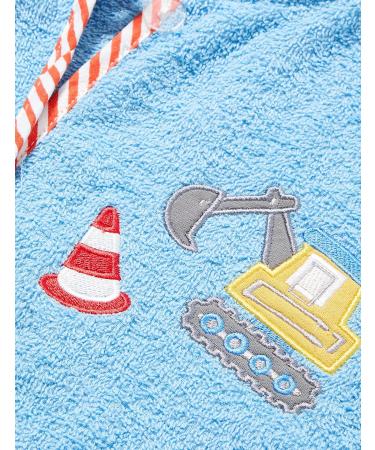 Playshoes Unisex Children's Terry Cloth Bathrobe 146-152 - Excavator Design for Cozy Comfort - Buy Online on GoSupps.com