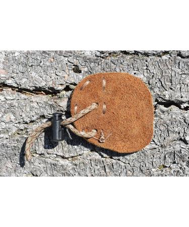 Standing Wolf Traditional Moose Leather Finger Tab (3 Under Light Brown) | Handmade Archery Tab for Hunting & Target Practice - Buy Online on GoSupps.com