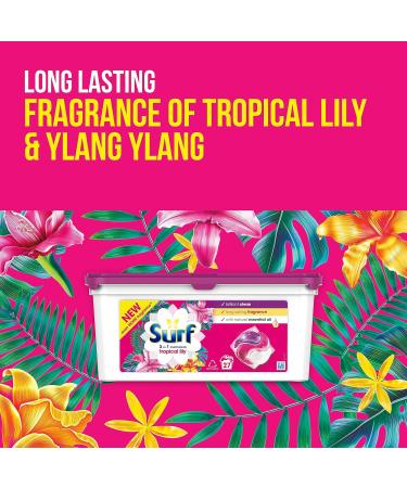Surf Tropical Lily 3 in 1 Capsules - 81 Washes - Buy Online on GoSupps.com