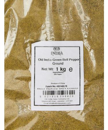 Old India Green Bell Pepper Ground 1kg - Buy Online on GoSupps.com