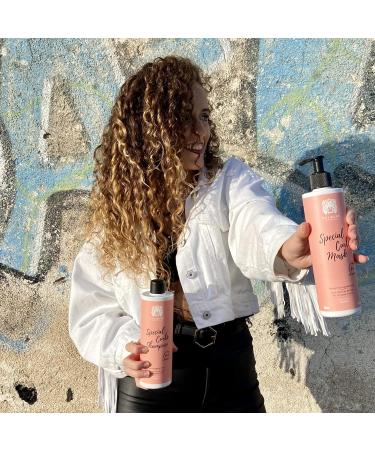 Valquer Professional Curly Method Pack Shampoo 400 ml + Mask 290 ml + Booster 300 ml Special Curls Curly Hair Sulfate Free Salt Free. Up to 96% natural origin - Buy Online on GoSupps.com