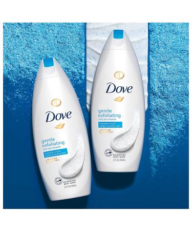Dove Gentle Exfoliating Body Wash 22oz, Pack of 2 - Visibly Smoother Skin, Washes Away Bacteria, Nourishing Formula - Buy Online on GoSupps.com