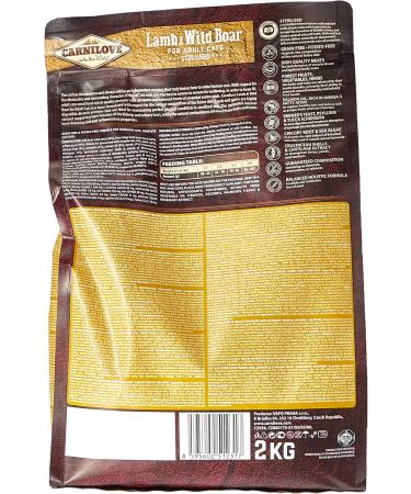 Carnilove - Complete food for Sterilized Cat Lamb/Boar - 2 kg - Buy Online on GoSupps.com