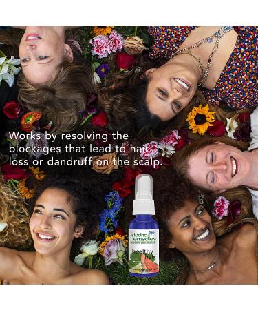 Siddha Remedies Healthy Hair - Hair Growth & Dandruff Treatment | Homeopathic Solution w Cell Salts - Buy Online on GoSupps.com