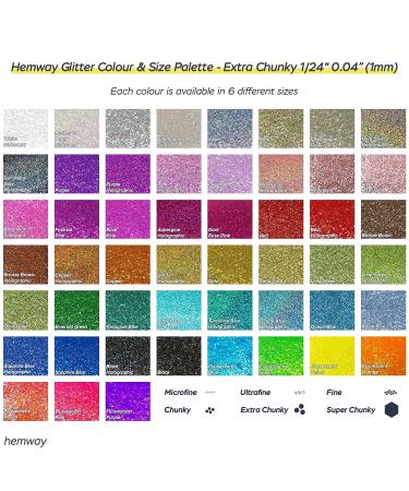 Hemway Eco Friendly Biodegradable Glitter 100g - Silver Holographic Extra Chunky - Vegan Sparkle for Face, Eyes, Body, Hair, Nails - Bio Cosmetic Safe - Festival Makeup & Crafts - Buy Online on GoSupps.com