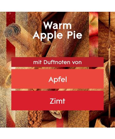 Glade Long-Lasting Scented Candle - Warm Apple Pie | 39 Hour Burn Time | Pack of 4 (4x224g) | International Shipping Available - Buy Online on GoSupps.com