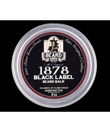 Beard And Bates 1878 Black Label Beard Balm - Classic Styling Hold 19th Century Beeswax Formula | Premium USA Made - Buy Online on GoSupps.com