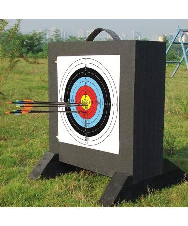 BCP 20PCS Multicolor 40cm 10 Ring Target Paper - High-Quality Shooting Practice Sheets - Buy Online on GoSupps.com