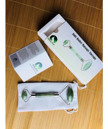 Jade Roller Therapy - 100% Natural Jade Facial Roller for Neck Healing & Slimming Massage - Buy Online on GoSupps.com
