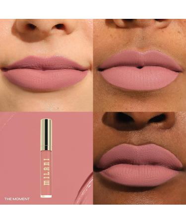 Milani Stay Put Longwear Liquid Lipstick - Smudge-Proof, Kiss-Proof & Fade-Resistant for All-Day Wear - The Moment - Buy Online on GoSupps.com