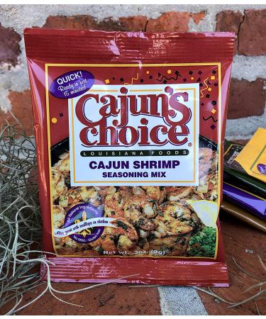 Cajun Shrimp Seasoning Mix - Pack of 12 | Authentic Louisiana Flavor - Buy Online on GoSupps.com