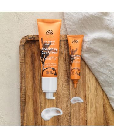 Urtekram Rise & Shine Nourishing Eye Cream with Almond Oil and Daisy Extract to Combat Dark Circles Under the Eyes Helps Reduce Fine Lines and Puffiness  - Buy Online on GoSupps.com