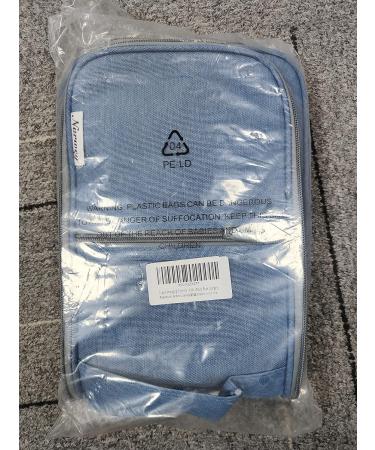 Travel Hanging Toiletry Wash Bag Organizer - Navy Blue (Large) for Women, Girls, Kids - Buy Online on GoSupps.com