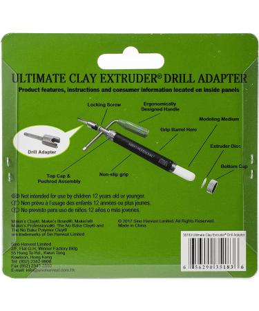 Makin's Professional Ultimate Clay Extruder Drill Adapter - Silver - Buy Online on GoSupps.com