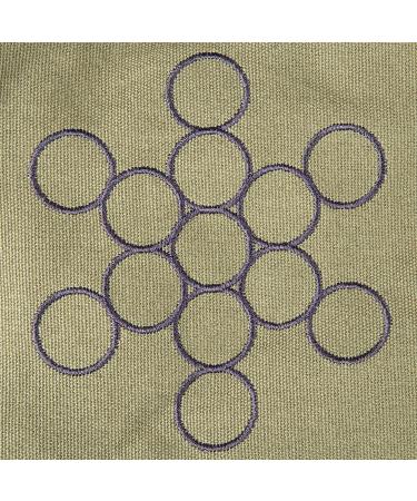 Peace Yoga Air Vent Yoga Mat Bag - Green Circles | Convenient & Stylish Storage - Buy Online on GoSupps.com