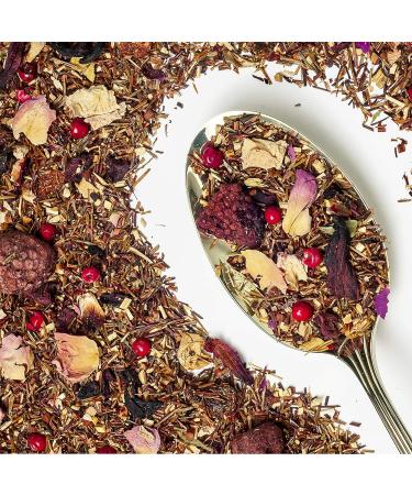 Anti Fatigue Tea - Natural Stress Relief Superfood Infusion with Rooibos, Maca, Acai, Gogi Berry, Hibiscus, Raspberry - Caffeine-Free - 100g - Buy Online on GoSupps.com