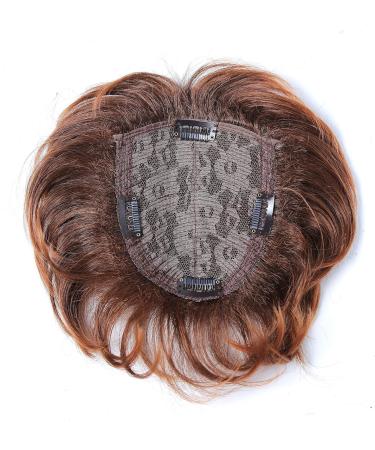 WIG ME UP - TYP-432-10BTM30 Hairpiece toupee Hair Thickening Clip-in Clips parted brown copper brown mix - Buy Online on GoSupps.com