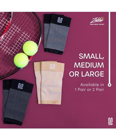 Modetro Socks - Ankle Compression Socks for Support & Discomfort Relief | Dotted Black - Large | International Shipping Available - Buy Online on GoSupps.com