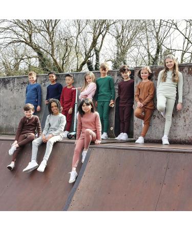 DreamBuy Ribbed Pyjama/Loungewear in 20 Colours - Unisex Baby, Women, Men - 6-12 Months - Apricot - Buy Online on GoSupps.com