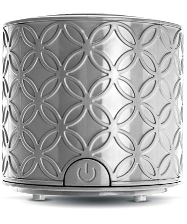 Green Air Serene Living Labrisa Grey Essential Oil Diffuser for Aromatherapy