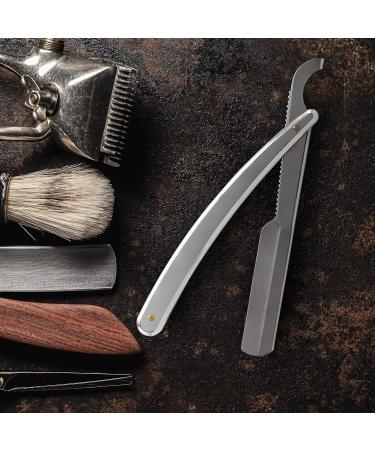Hairlich Knife Set for Wet Shaving | Classic Beard Razor with Changeable Derby Blades | Precision Shaving for Men - Buy Online on GoSupps.com
