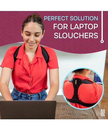 Modetro Posture Corrector for Men & Women - Adjustable Upper Back Brace for Neck & Shoulder Pain Relief | Spine Support & Physical Therapy - Buy Online on GoSupps.com