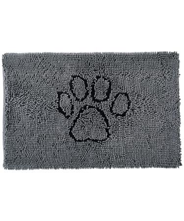 Style Basics Dog Door Mat - Pet Paw Cleaning Runner Rug for Dogs Muddy Paws - Low Profile - 30" X 20" (Low Profile), Dark Grey 30" X 20" (Low Profile) Dark Grey
