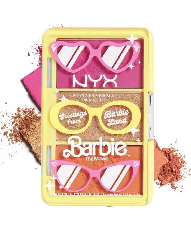 NYX Professional Makeup Barbie Mini Cheek Palette | Greetings from Barbie Land - Shop Now - Buy Online on GoSupps.com