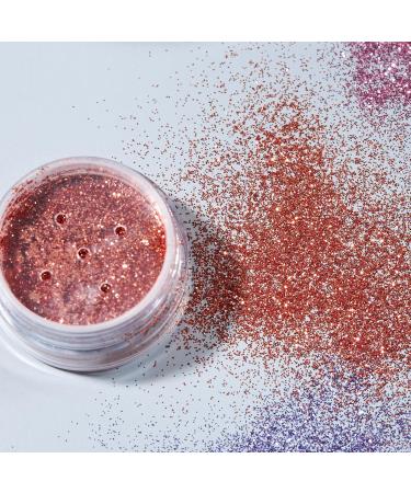 Fine Glitter Shakers by Moon Glitter | 100% Cosmetic Glitter for Face Body Nails & Hair - Set of 6 Colors - 0.17oz - Buy Online on GoSupps.com